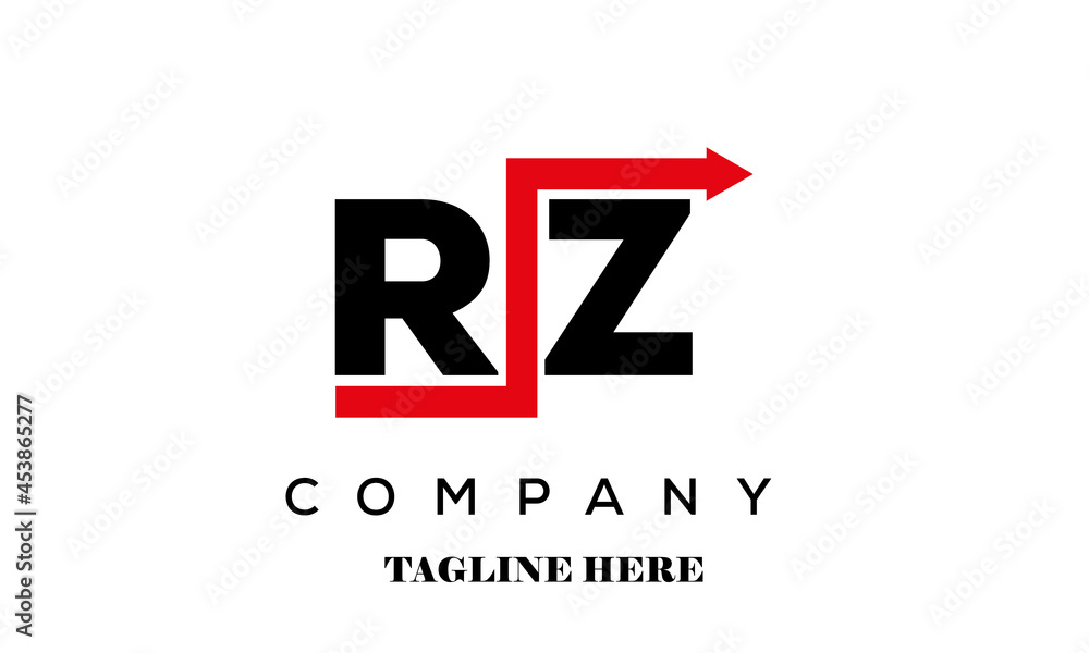 RZ financial advice logo vector RZ financial advice logo vector
