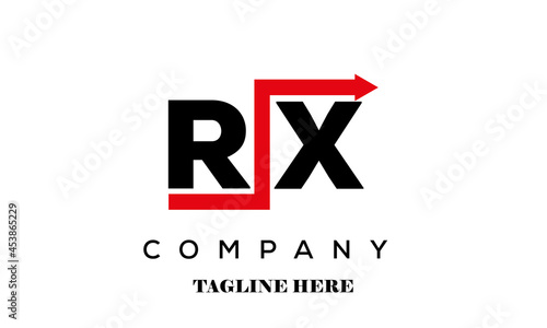 RX financial advice logo vector