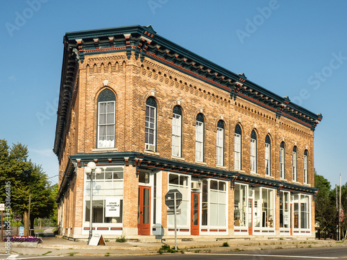 Fototapeta Naklejka Na Ścianę i Meble -  View of the small town of Jordan, New York