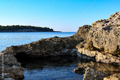 Coastline of Pula Croatia