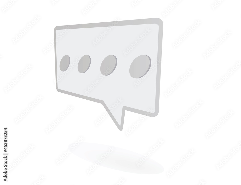 Bubble speech icon sign. vector Bubble speech icon sign. vector