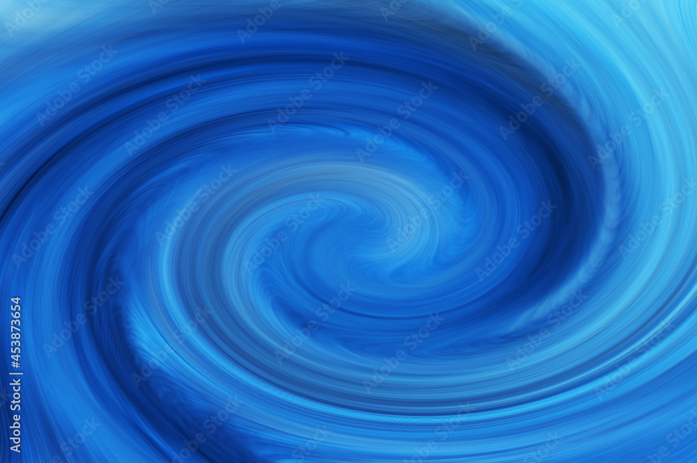 Abstract background illustration. Spherical blue vortex motion. Mixing colors. Abstract background illustration. Spherical blue vortex motion. Mixing colors.