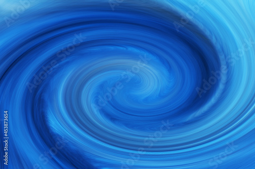 Abstract background illustration. Spherical blue vortex  motion. Mixing colors. © Iuliia Alekseeva