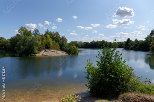 Pond in La Bass  e National Nature Reserve. Ile-de-France region