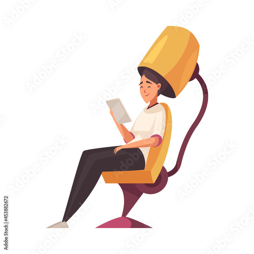 Hairdressing Salon Illustration