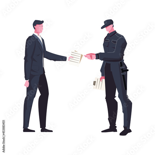 Guard Flat Illustration