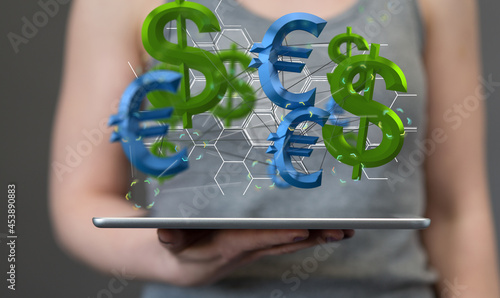 Main world currency theme d...