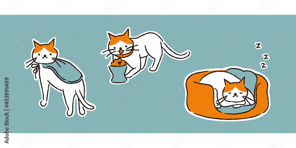 猫の衣食住(シンプル) 猫の衣食住(シンプル)
