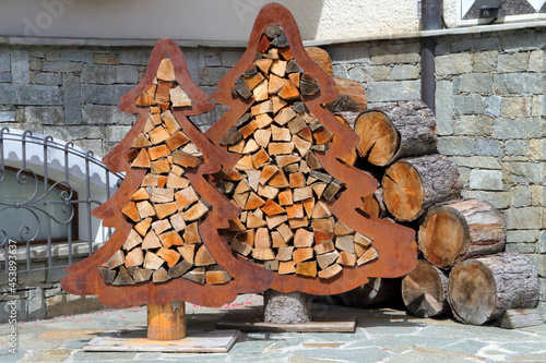 Ciocchi di legno, wood logs photo