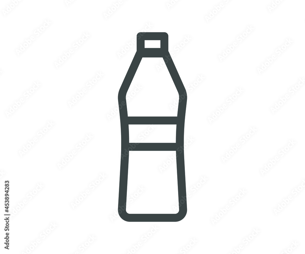 bottle icon isolated on white background - vector bottle icon isolated on white background - vector
