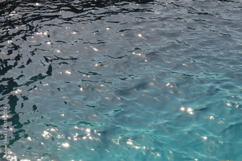 surface of luminosity ocean water for background 