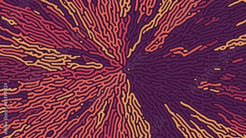 Abstract pattern maze labyrinth animation design background. puzzle shape