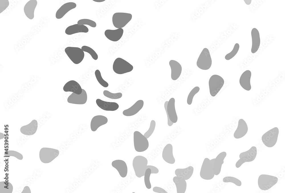 Light Silver, Gray vector template with memphis shapes. Light Silver, Gray vector template with memphis shapes.