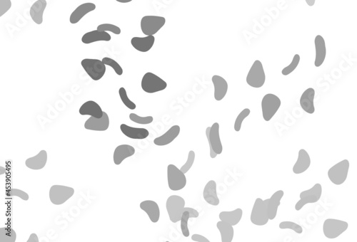 Light Silver, Gray vector template with memphis shapes.