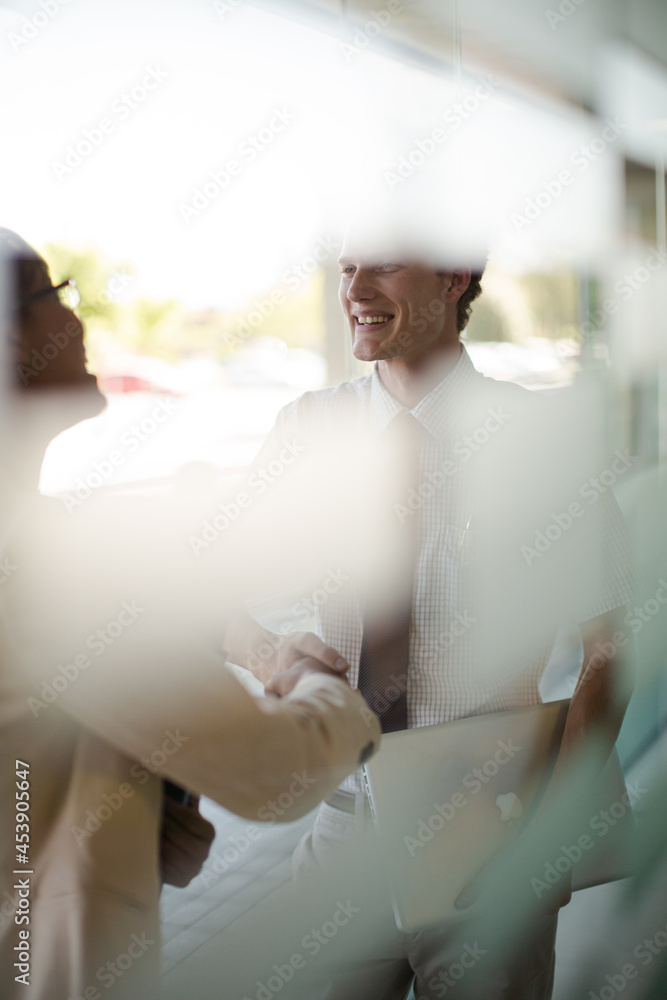 Business people talking in office