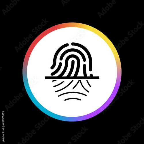 Scan Fingerprint - Sticker
