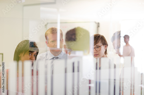 Business people talking in meeting