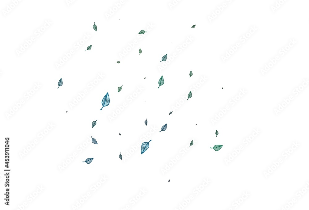 Fototapeta premium Light Blue, Green vector sketch layout.