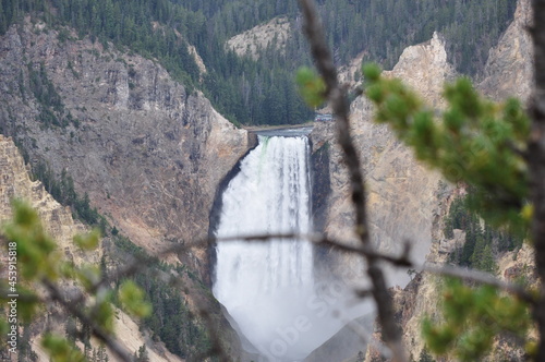 Waterfall in Yellowstone 
