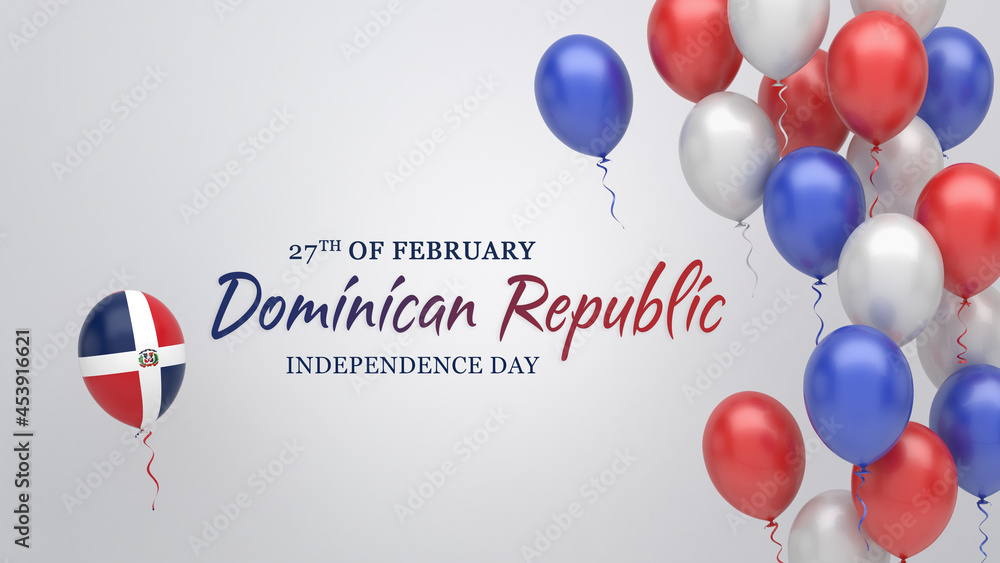Dominican Republic independence day - obrazy, fototapety, plakaty 