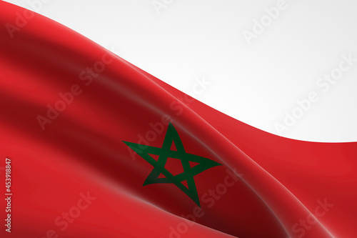 Valokuva Flag of Morocco