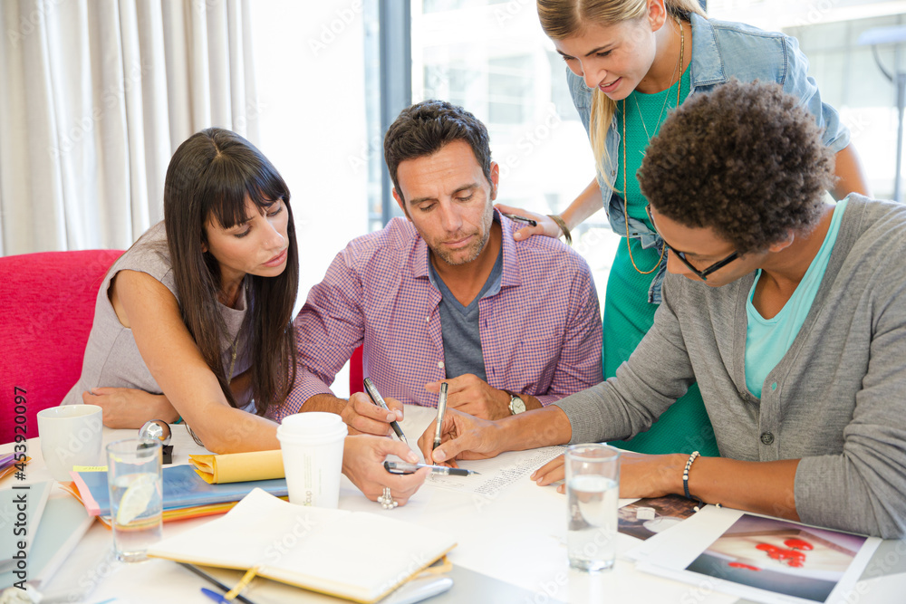 Business people in meeting