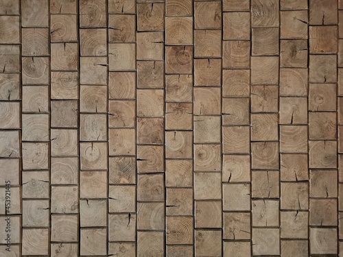 texture consisting of square wooden elements