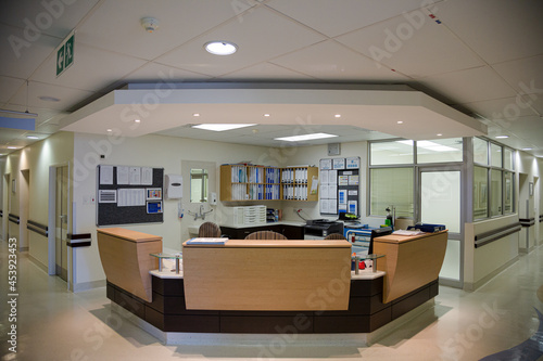 View of hospital reception