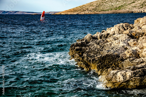 rocks and sea