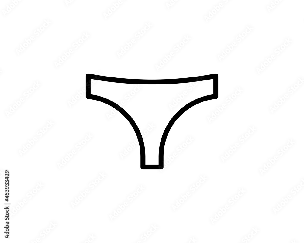 Underwear Icon - Vector, Sign and Symbol for Design, Presentation, Website or Apps Elements. Underwear Icon - Vector, Sign and Symbol for Design, Presentation, Website or Apps Elements.