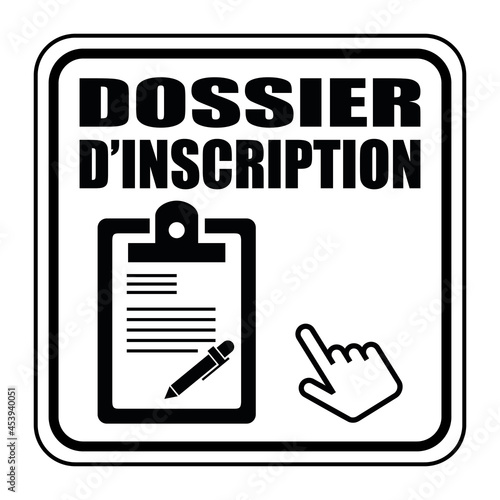 Logo dossier d'inscription.