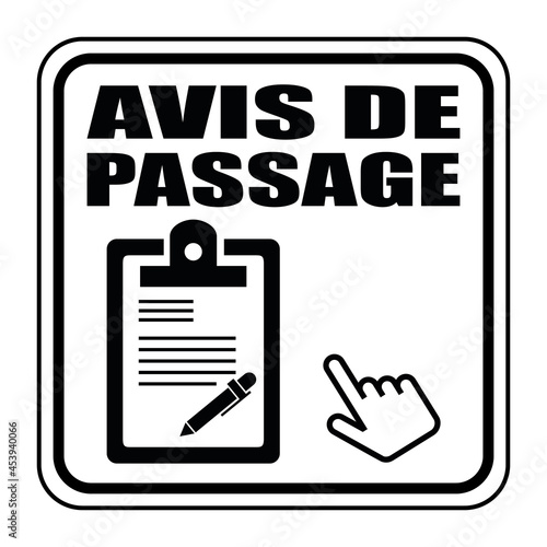 Logo avis de passage.