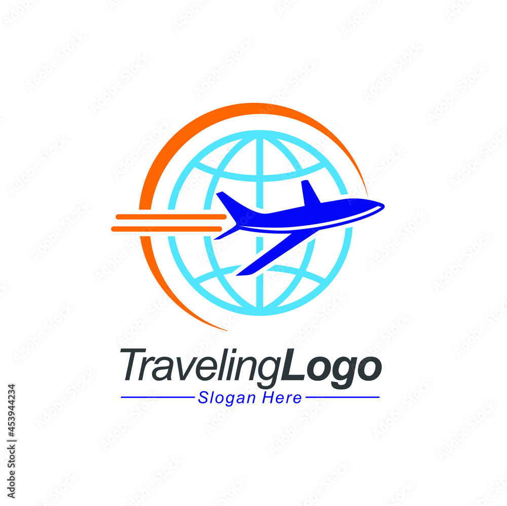 icon for travel service, traveling icon, vector art
