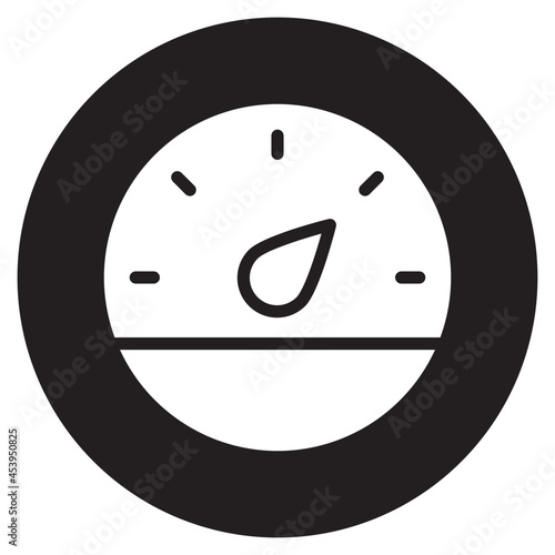 barometer glyph icon