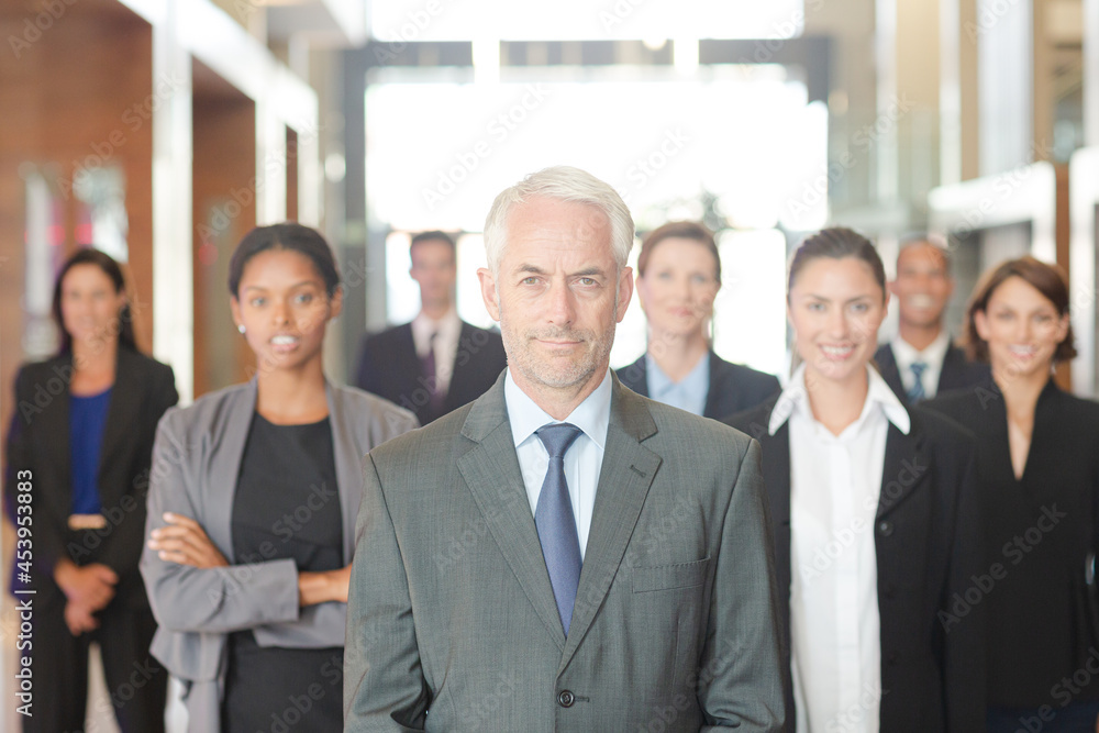 Business people posing in office Business people posing in office