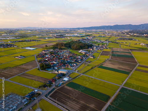 Photography 石川県能美市の自然の風景をドローンで撮影した空撮写真 Aerial photos of natural scenery in Nomi City, Ishikawa Prefecture, taken with a drone