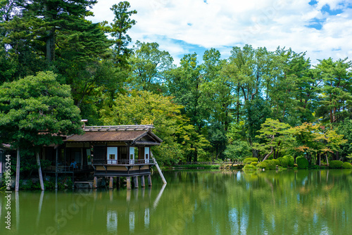 石川県金沢市にある観光名所を旅行している風景 Scenery of a tourist attraction in Kanazawa, Ishikawa Prefecture, Japan. 