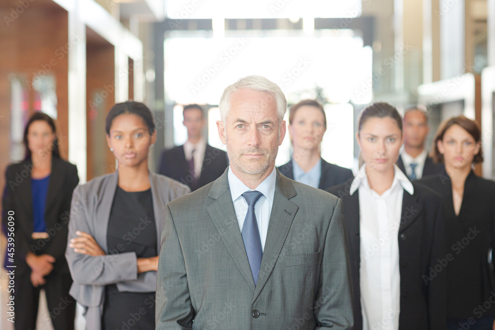 Business people posing in office Business people posing in office