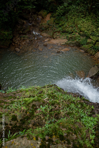 waterfall in the colombian forest