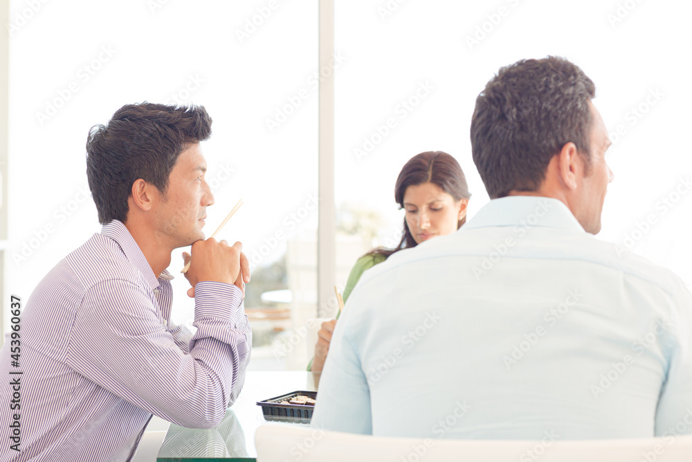 Business people talking in office Business people talking in office