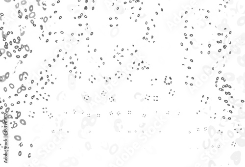 Light Silver, Gray vector texture with disks.