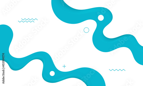 Abstract wave geometric background. Modern background design. Liquid color. Fluid shapes composition. Fit for presentation design. website, basis for banners, wallpapers, brochure, posters