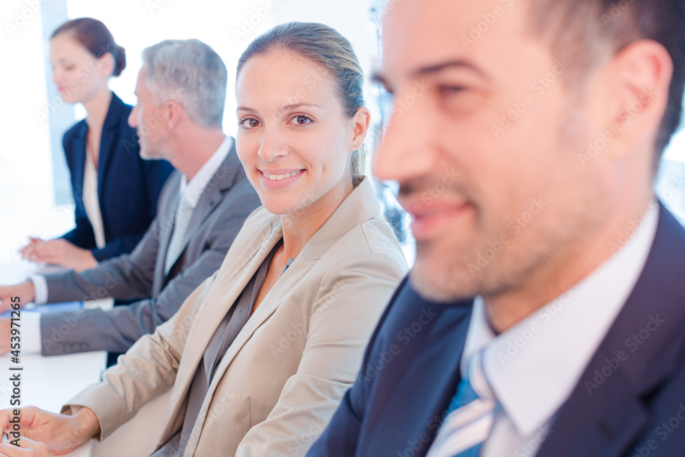 Business people meeting at conference table Business people meeting at conference table