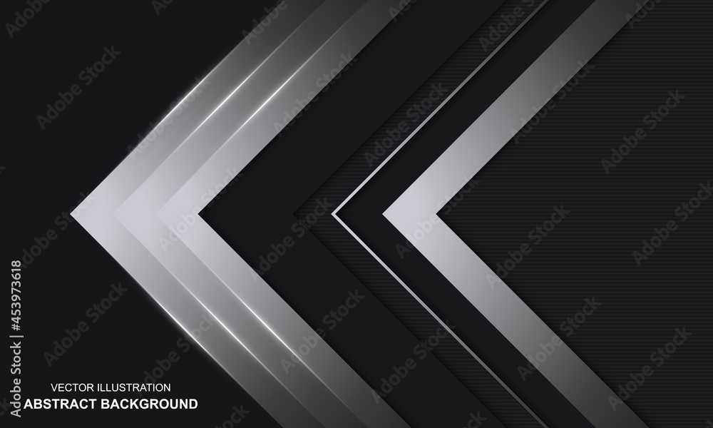 Modern abstract black and silver luxury background Modern abstract black and silver luxury background