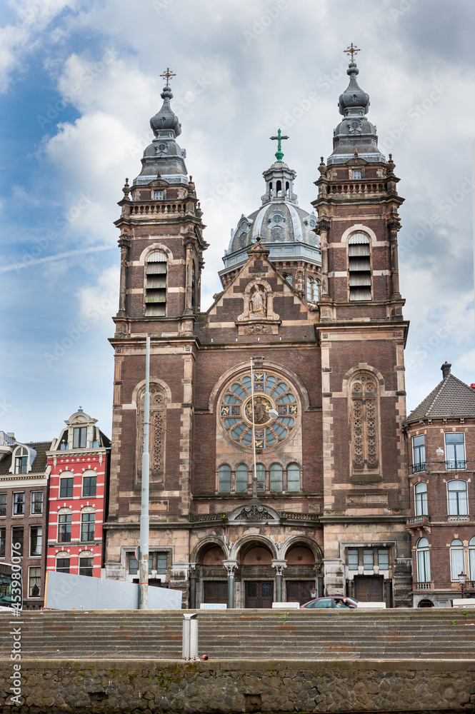 View of the Church of St. Nicholas in Amsterdam
