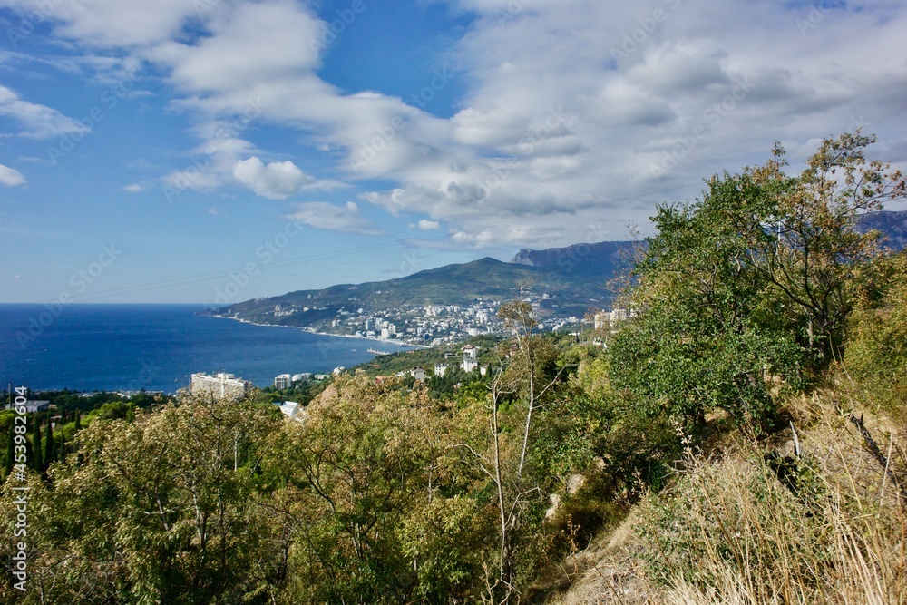 View of the city of Yalta