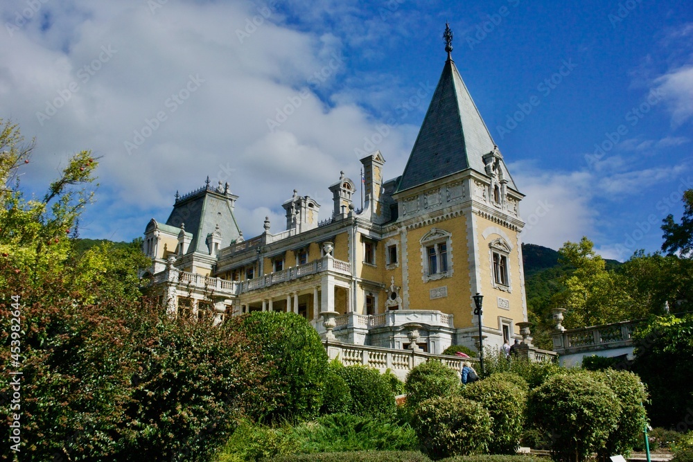 View of the Masandra Palace, Yalta Crimea