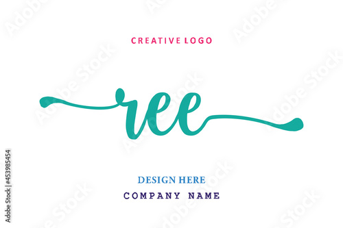 REE lettering logo is simple, easy to understand and authoritative