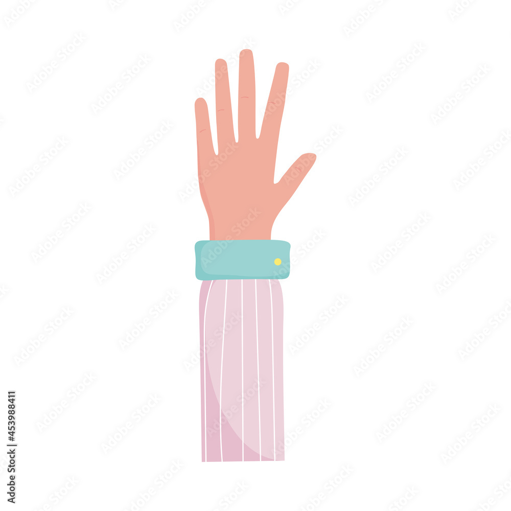 Obraz premium Human hand front side