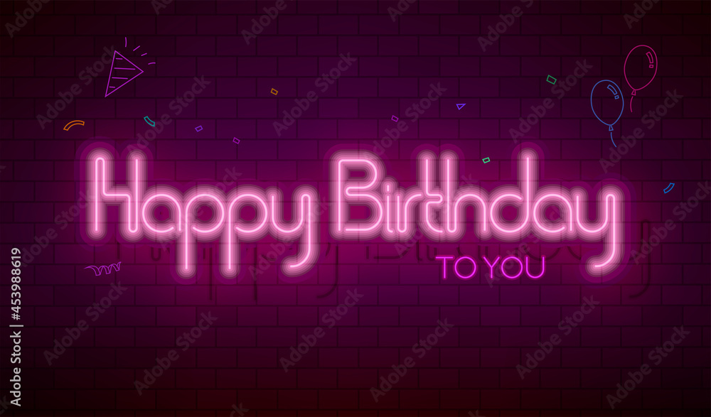 happy birthday background for banner,poster, invitation party